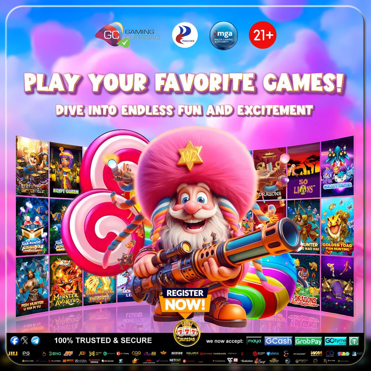 Ilustração de slots online no Brasil